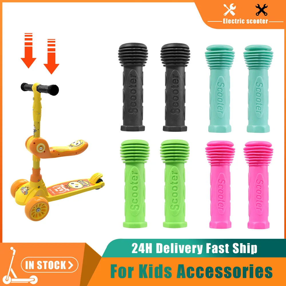 Rutschfeste weiche Gummi-Fahrradlenkergriffe für Kinder, universell passend für Fahrräder, Roller, Cruiser, Laufräder, MTB, BMX Mountainbikes.