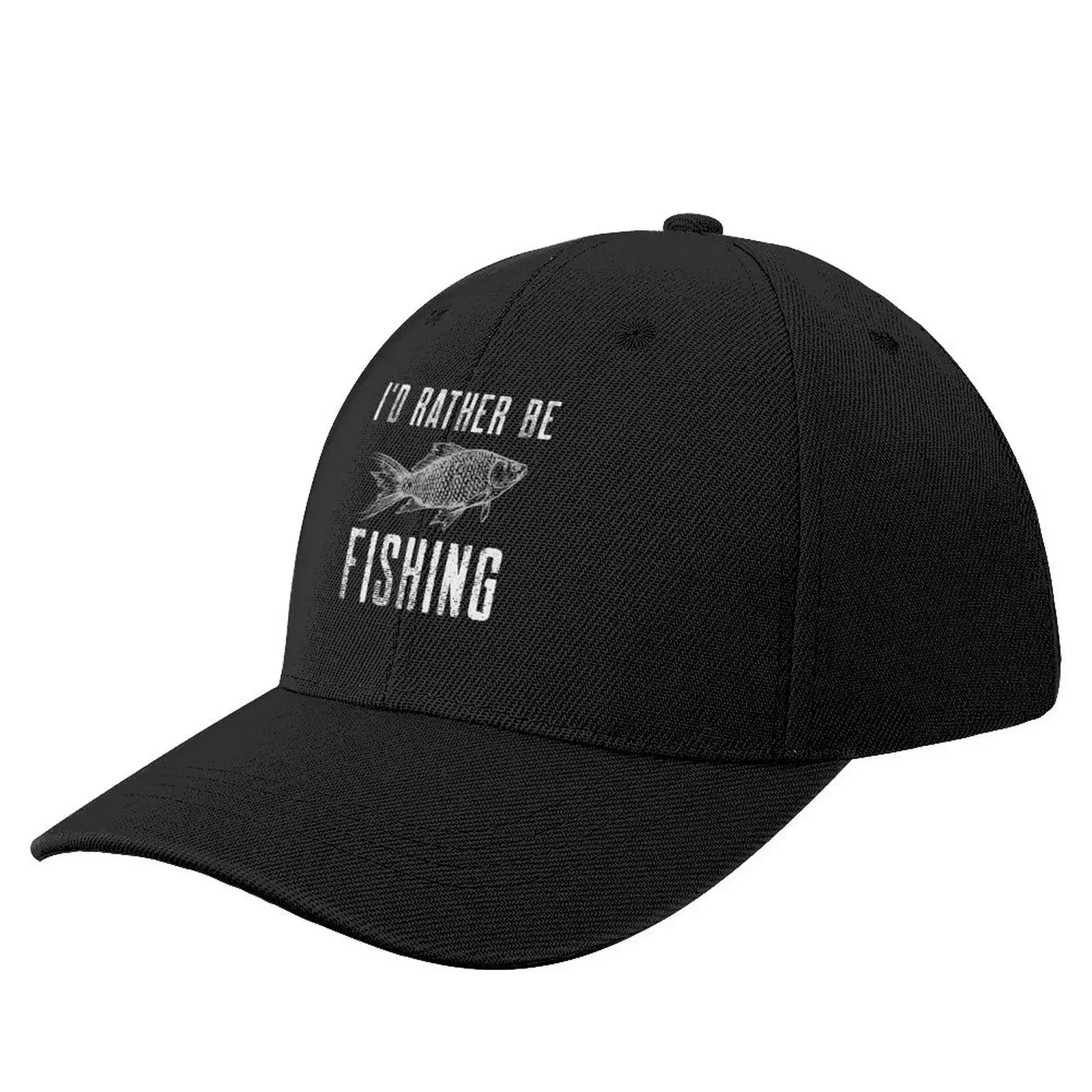 I would rather be fishing Baseball Cap New In The Hat Christmas Hat Fashion Beach Trucker Hat Women Beach Fashion Men's