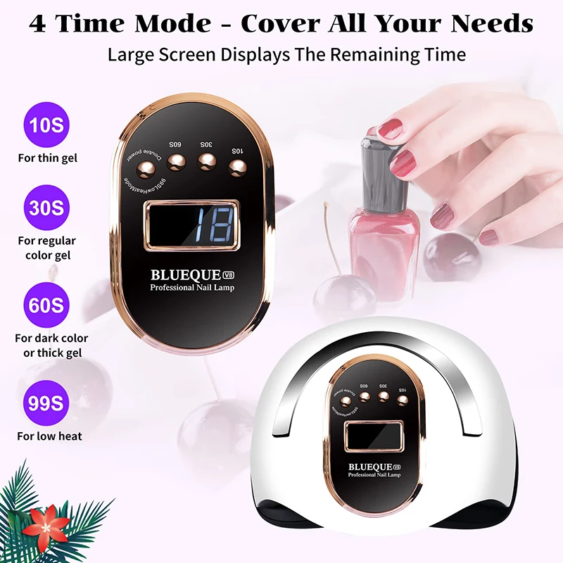 Machine de lampe à LED pour manucure, lampes professionnelles de séchage de vernis Gel avec minuterie, capteur automatique, outil de Salon de manucure