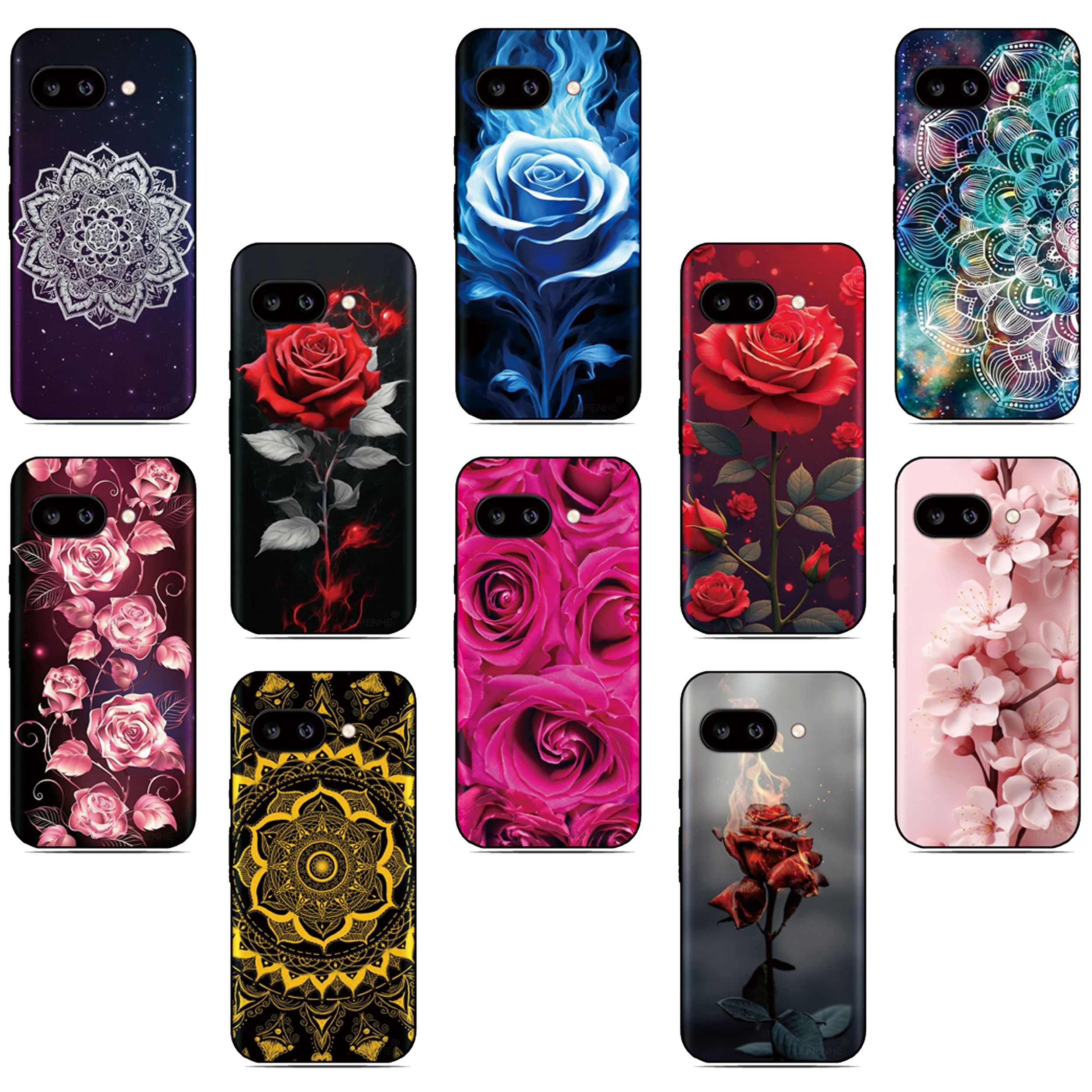 Rose Flower Phone Case For Ulefone Note 20 19 18 Ultra 10 12 13 14 15 16 17 Pro 13P 12P 11P 10P Silicone Soft Back Cover