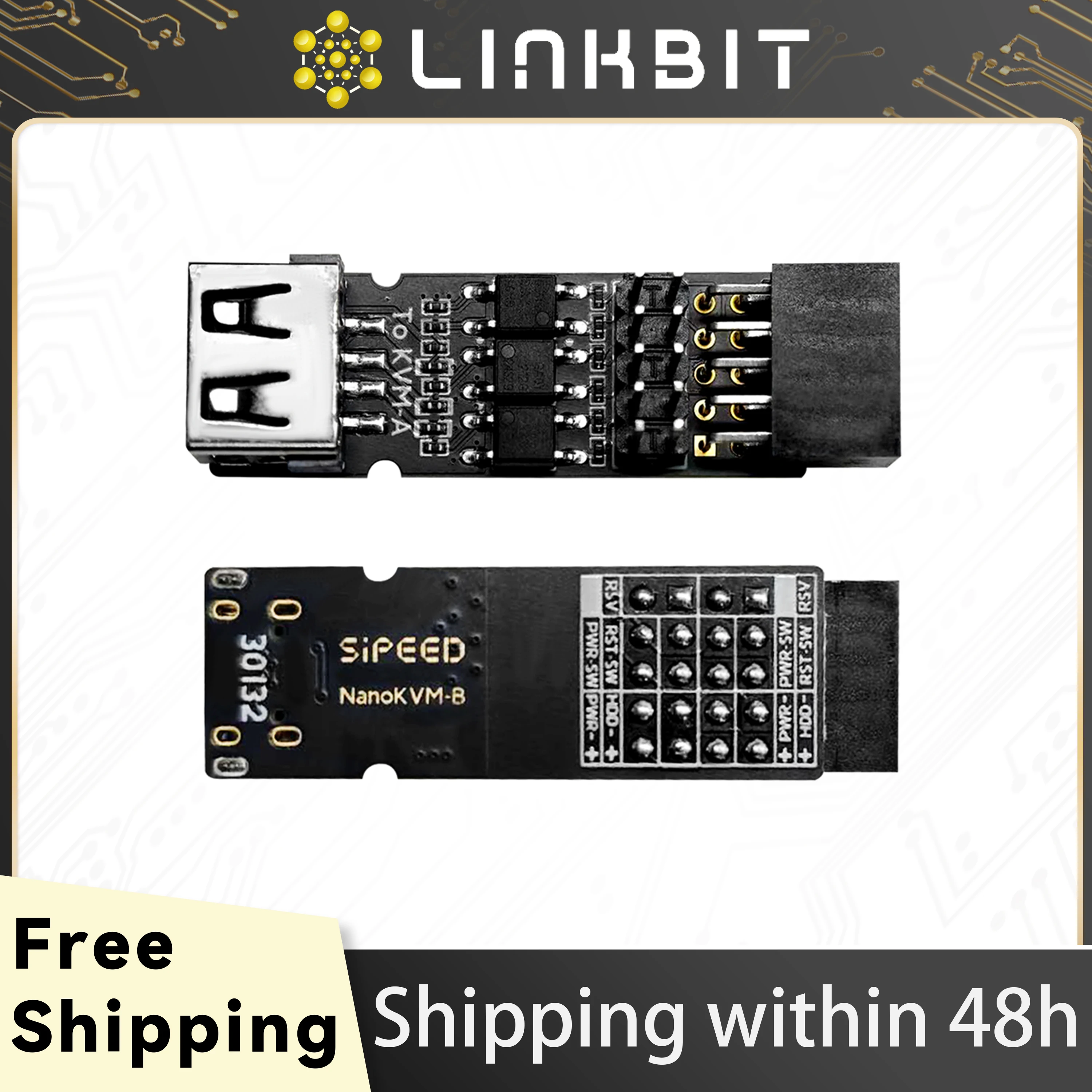 

Sipeed Lichee NanoKVM IP-KVM Product HDMI Input Interface OLED Display Remote Desktop and Power On/Off