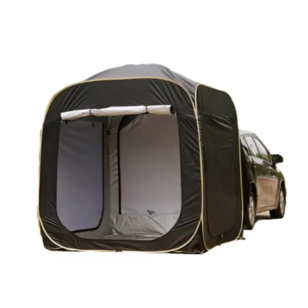 

Portable Waterproof Car Rear Tent Bicycle Extension Tent Outdoor Camping Shelter SUV Large Space Trailer Roof Top Tent