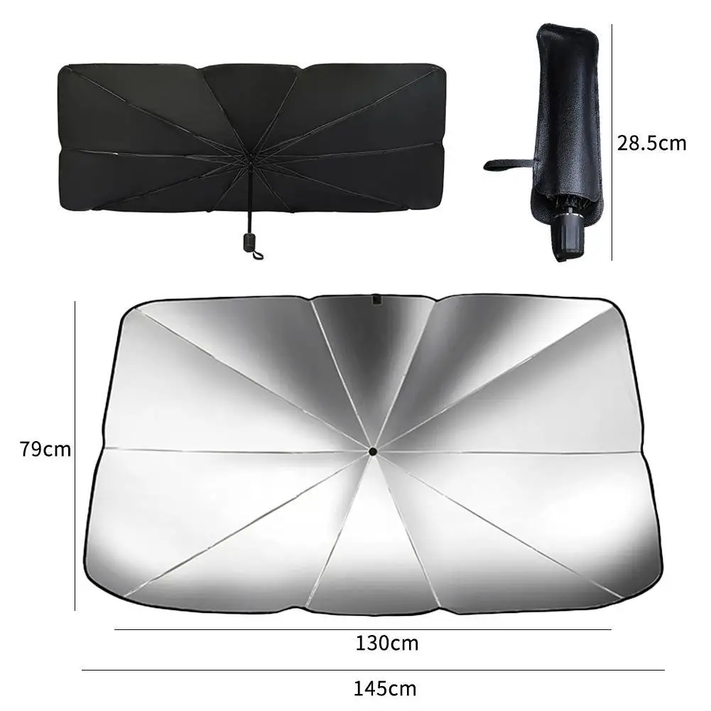 

New Foldable Car Sunshade Windshield Umbrella Front Sun Shade Parasol Summer Protection Car Seat Heat Insulation Accessories