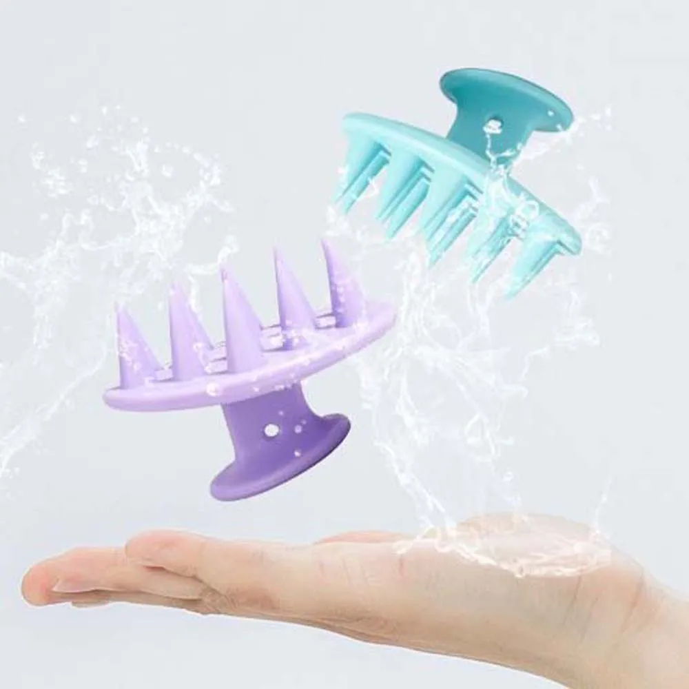 Easy Foaming Shampoo Brush Exfoliator Body Shower Hair Washing Comb Hair Care Hairdressing Tool Scalp Massage Comb Household