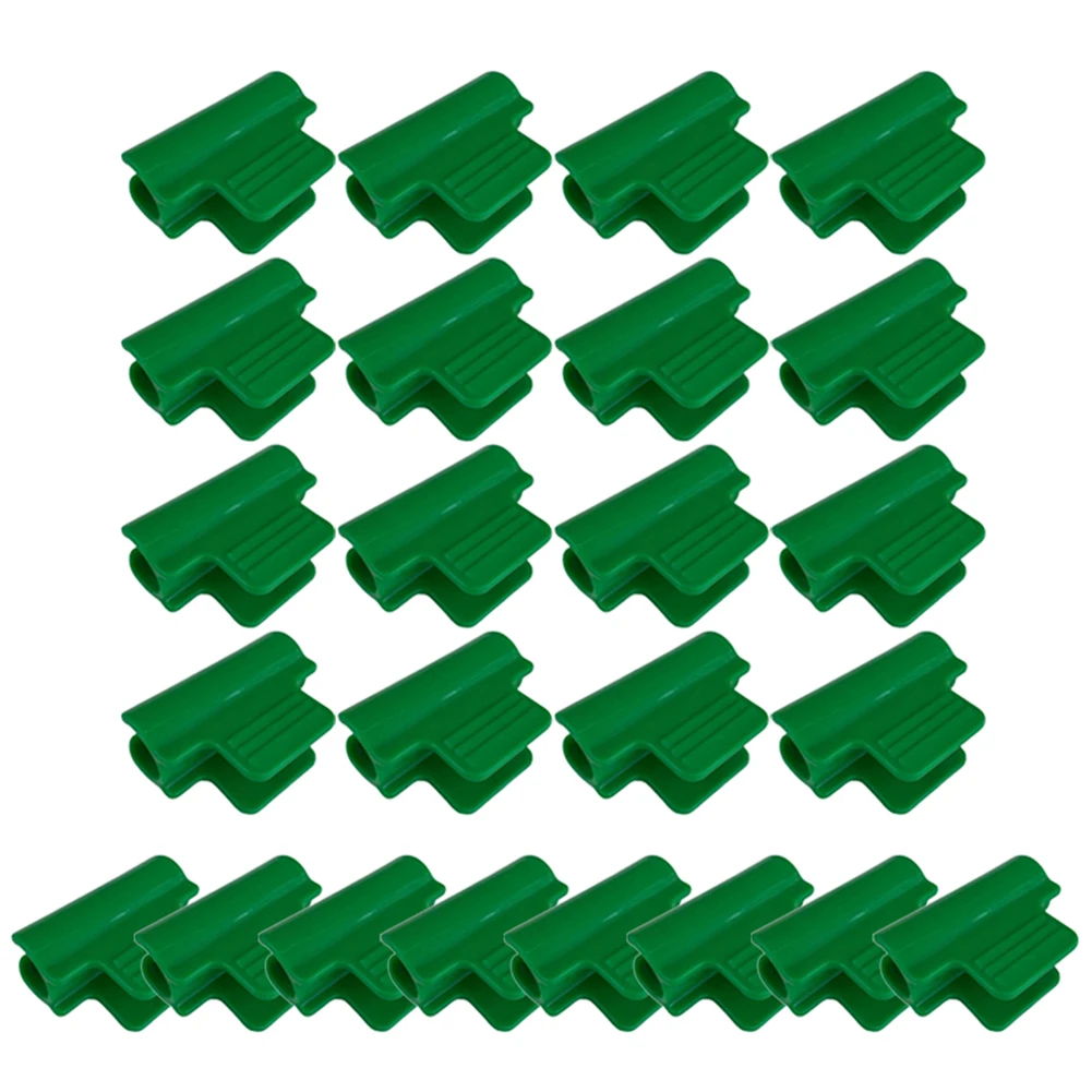 

24Pcs Lamination Clip Greenhouse Film Fixing Accessories Buckle with Tail Clip Greenhouse Glass Fiber Tube Greenhouse Clip 16mm