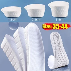 White Invisible Height Increase Insoles EVA Soft Light Shoes Sole Pad for Men Women Heel Lift Feet Care Arch Support Insoles