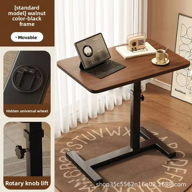 Foldable Mobile Height Adjustable Computer Desk Flip Study Bedside Table Small Table Muebles Standing Desk Computer Desk
