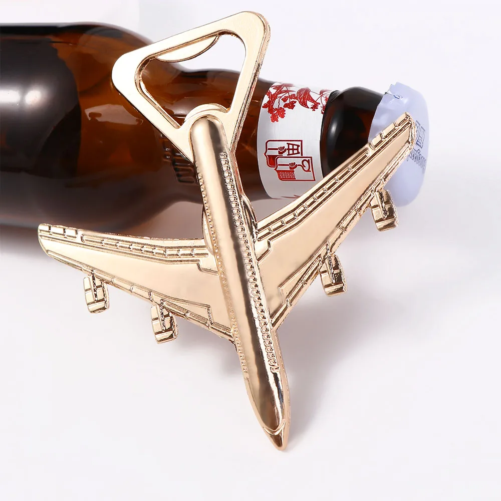 Fashion Airplane Shape Beer Bottle Opener Wedding Kitchen Party Bottle Opener Souvenir Gift