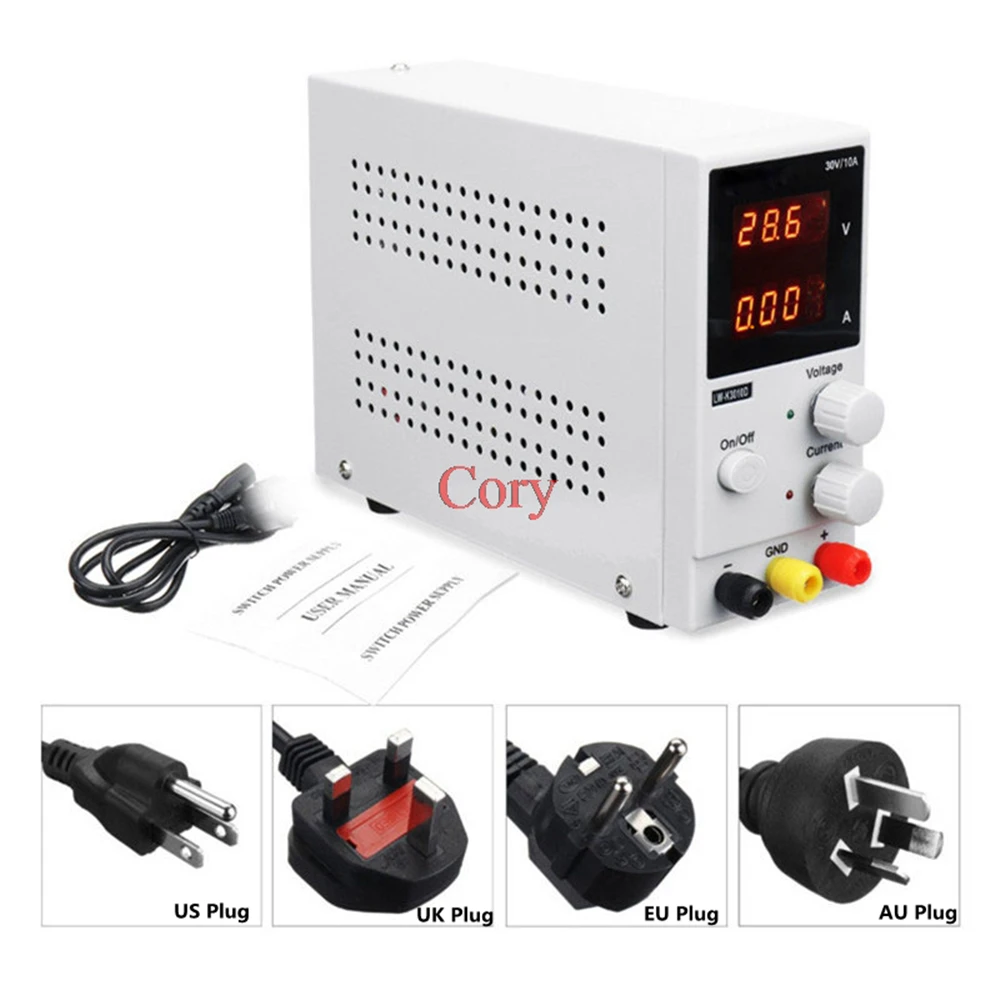 

1Pc DC Power Supply Adjustable Digital Lithium Battery Charging Laboratory LED four-digit digital display Voltage Regulator