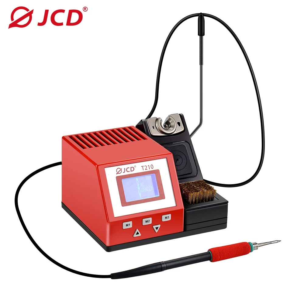 

JCD T210 Soldering Iron Staion Repaid Heating Solder Iron Handle HD Display 2s Melting Tin Electronic Welding Rework Station