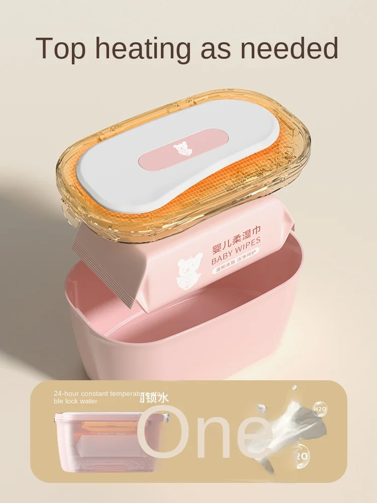 Baby Wipe Heater Baby Moisturizing temperatura costante Warm Wet Paper Towel Machine isolamento portatile Wet Tissue Box Warmer