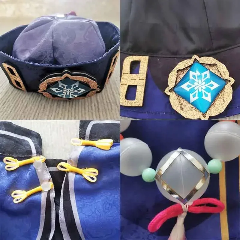 نسيج محكم تشيكي تأثيري حلي زومبي فتاة تشى فستان قبعة المواصفات الجوارب هالوين حجم كبير تشى مجموعة كاملة وتتسابق