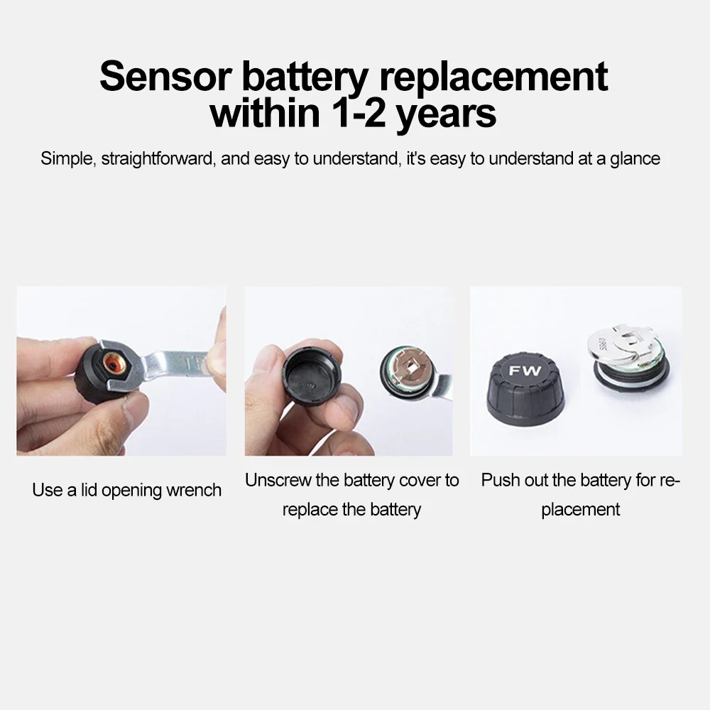 Монитор давления в шинах мотоцикла, ЖК-цифровой дисплей, внешний мотоцикл, беспроводной детектор давления в шинах, система мониторинга сигнализации