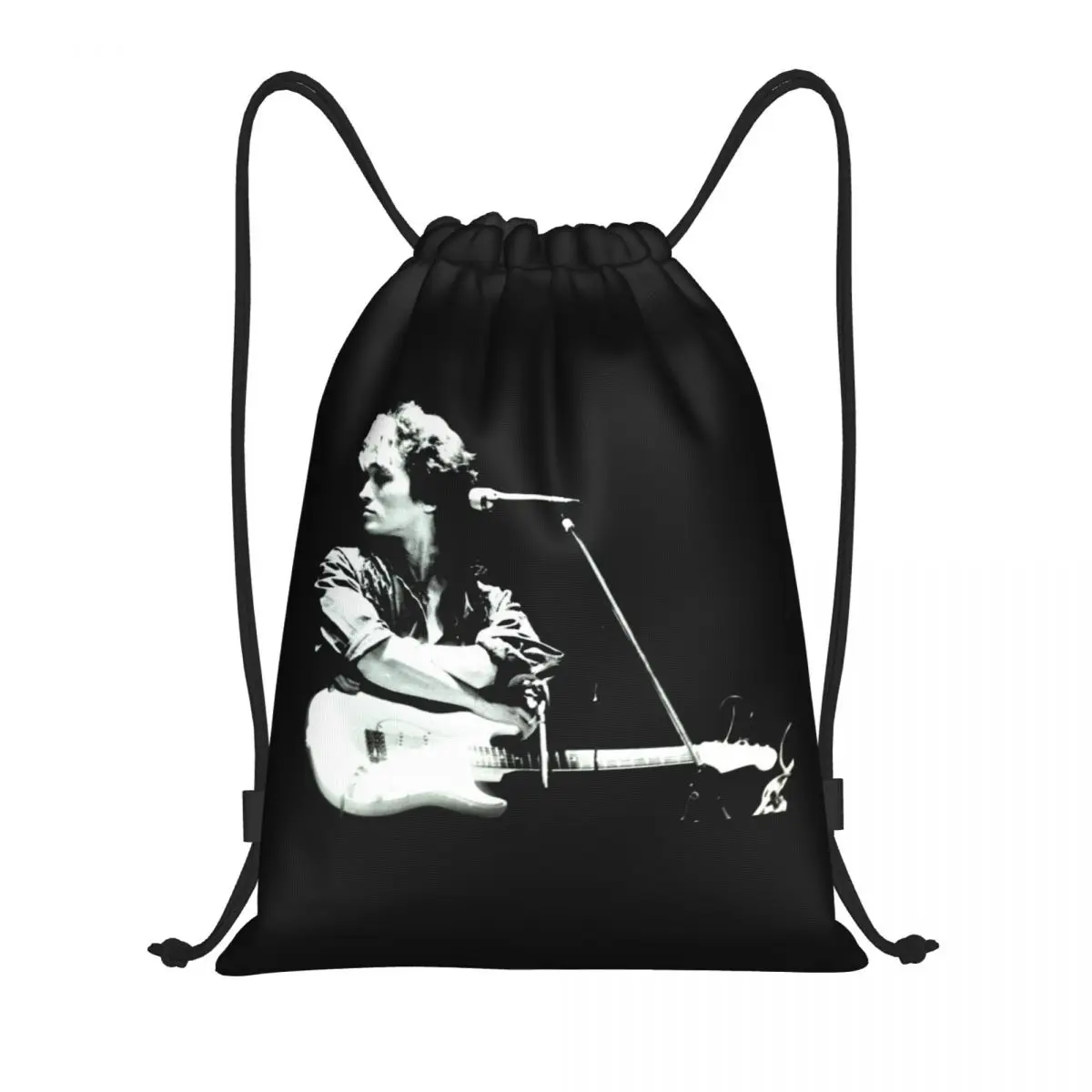 Custom Viktor Tsoi Drawstring Bags Women Men Lightweight Russia Music Rock Sports Gym Storage Backpack