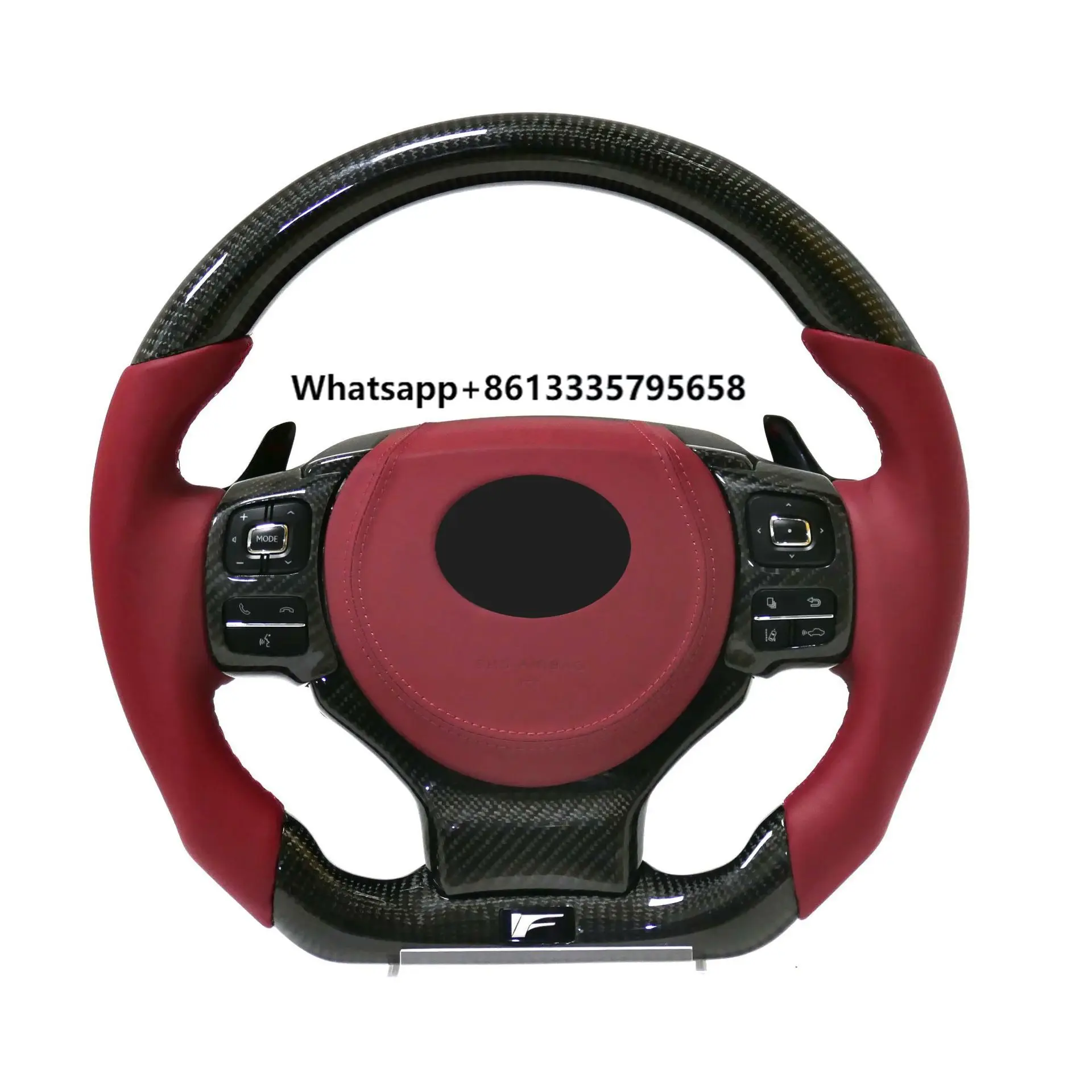 

Custom Carbon Fiber LED Accessories Steering Wheel for Camry Crown Corolla 2012 2013 2016 2018 2020 2021 2022 2023 2024