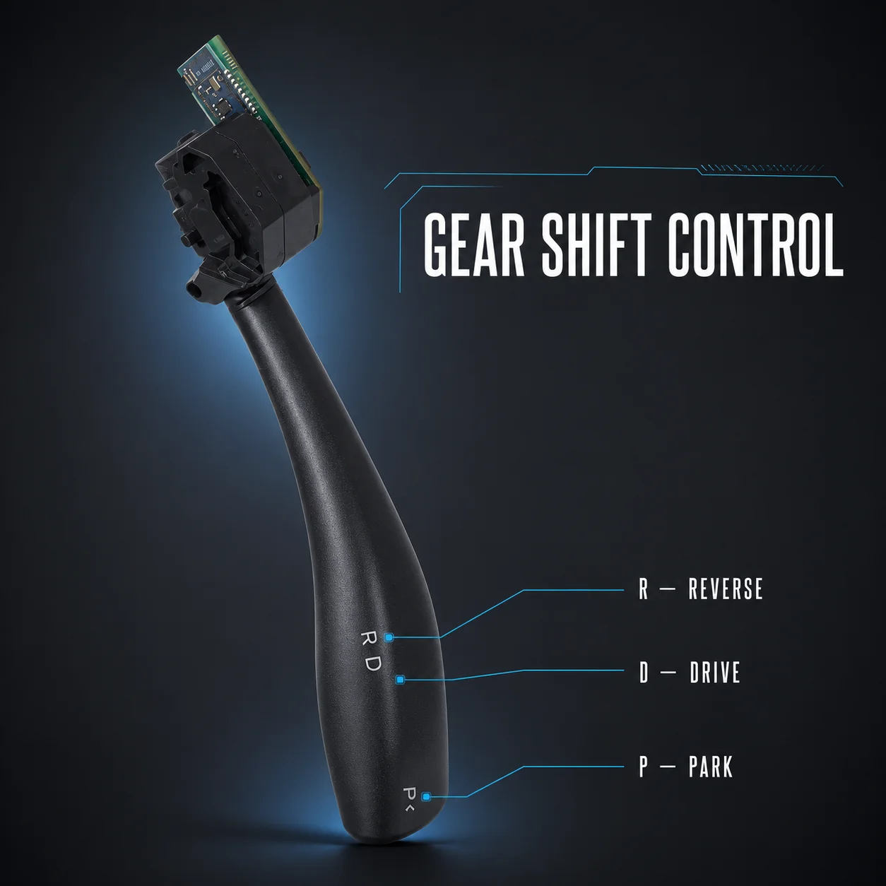 Nuova Leva del Cambio Fisica per Tesla Model S/X/3 Highland/Y Juniper, Kit Maniglia Stile OEM con Indicatore D P R Premium