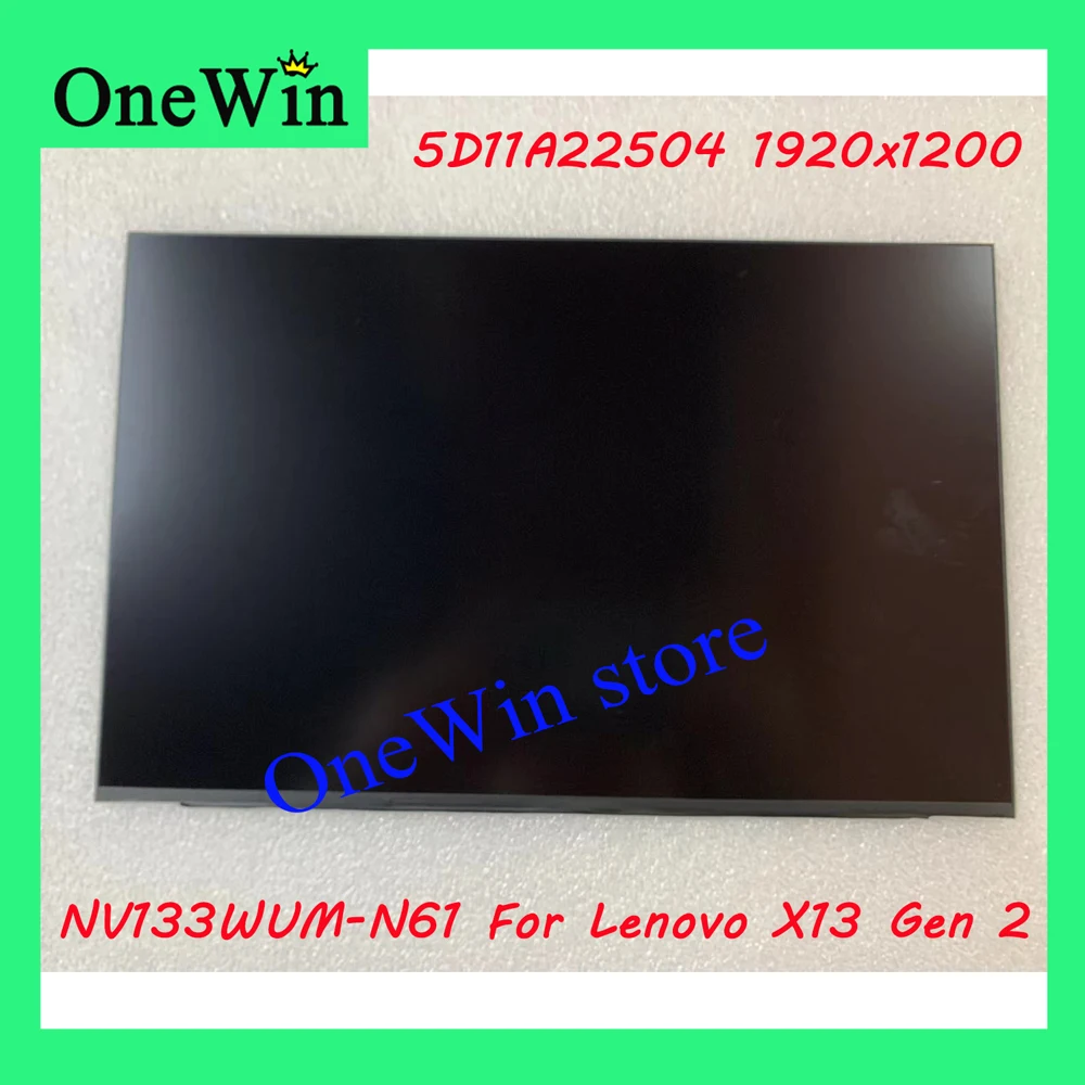 

13.3''1920x1200 LCD Screen IPS Display NV133WUM-N61 For Lenovo X13 Gen 2 LP133WU1-SPB1 M133NW4J R3 B133UAN01.2 5D11A22504