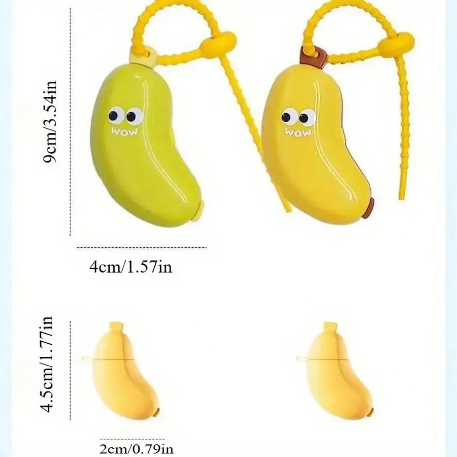 2-in-1 Banana Toothbrush Holder Dustproof Toothpaste Box MIni Toothbrush Protective Cap Portable Travel Storage Home - view 6