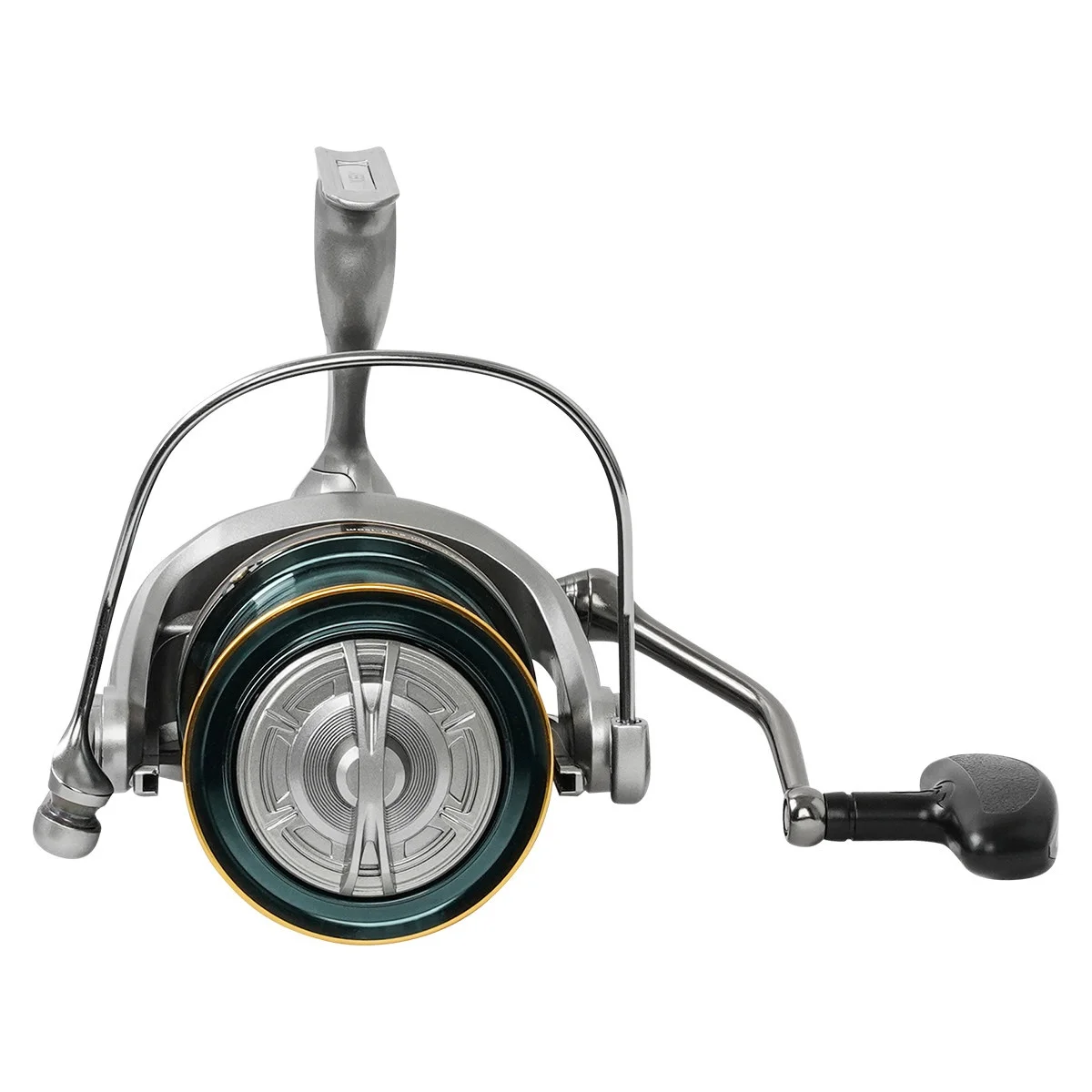 NOEBY Spinnrolle aus Vollmetall, Salzwasserbeständig, für Weitwürfe, Big Game, Shore Surf Casting, Zero Gap Angelrolle für Angler – Detail 4