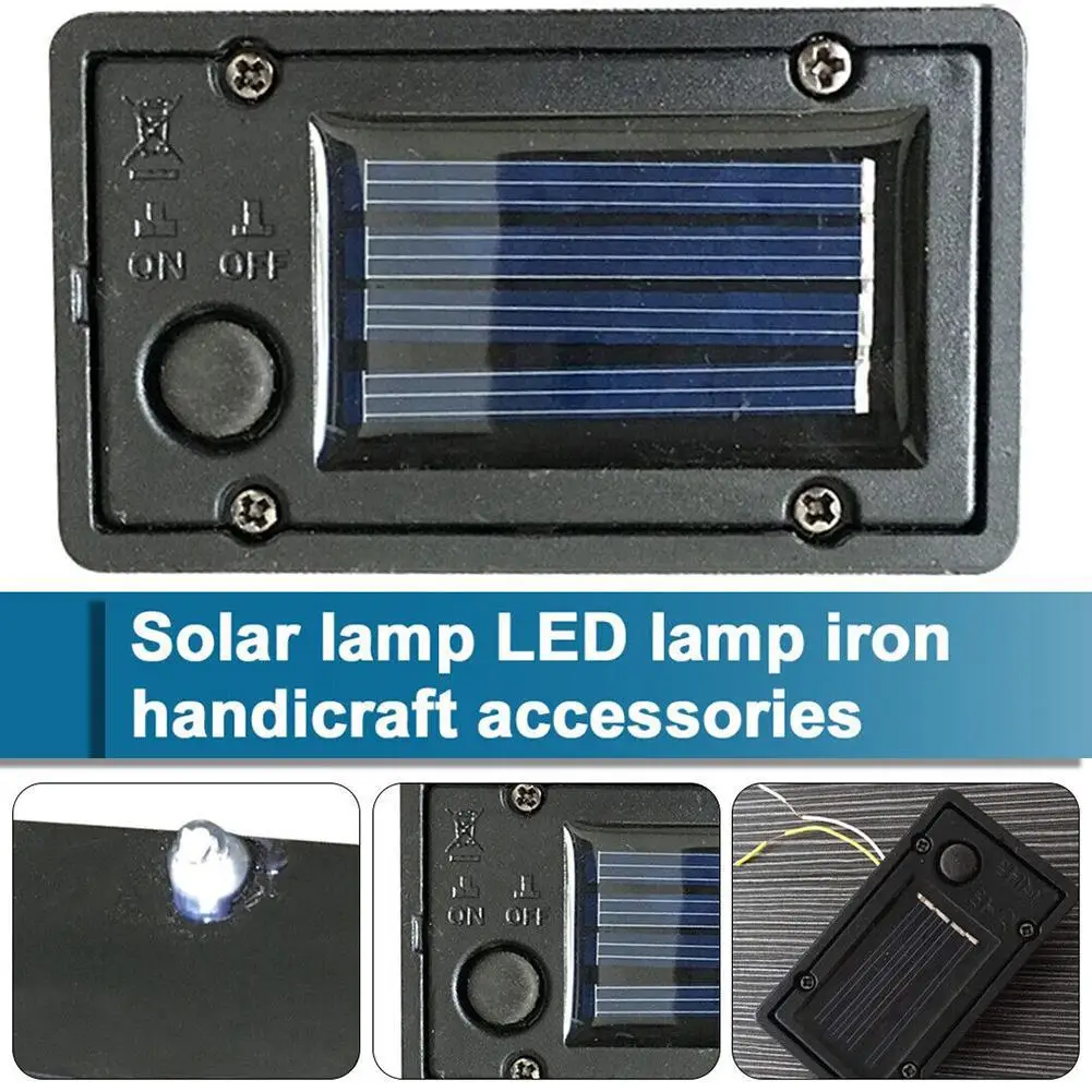 

Solar Battery Storage Boxes For Garden/Lawn/Square LED Lamp Automatic Switch Rectangular Battery Box Household Accessories
