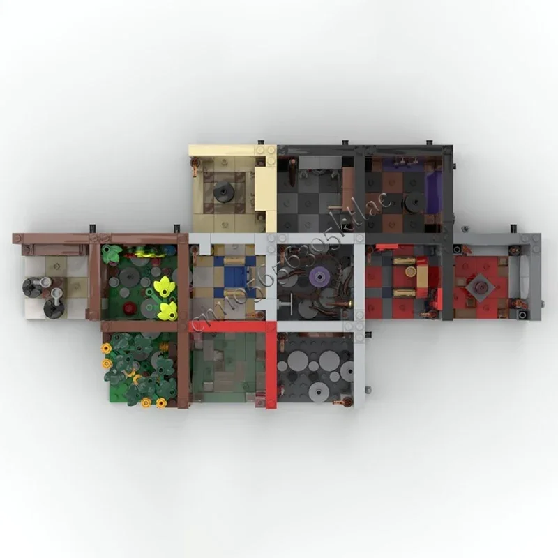 989pcs Magic Guardian War Dungeons And Dragons Vignettes Building Blocks Monster Bricks Model Assembly  Kids presents Moc-66765