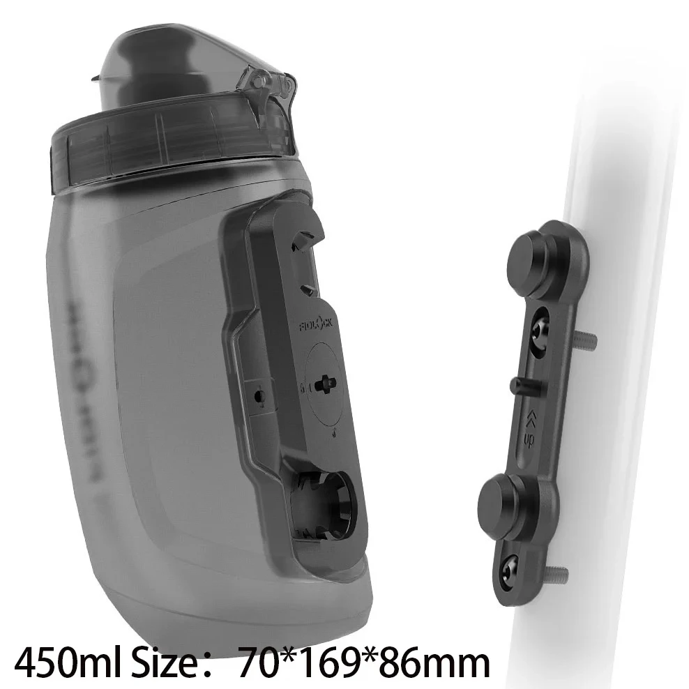 FIDLOCK TWIST Fahrradflasche mit angebrachten magnetischen Halterungen für 450ML/590ML/800ML Flaschen – Magnetische Flaschenhalterung ohne Flaschenhalter – Detail 1