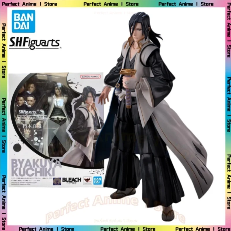 

In Stock Bandai SHF Bleach Byakuya Kuchiki Realm·Kai Thousand-Year Blood War Arc Action Figure