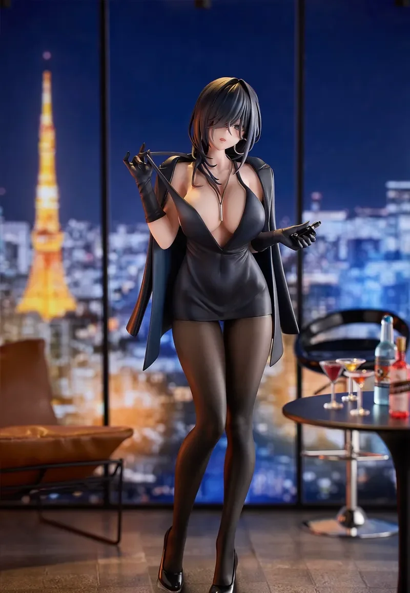 Figura de anime Yokoyama Ishimi Vestido preto Ver. 1/6 figura de ação pvc modelo brinquedos para meninos presentes caixa original em estoque ornamentos