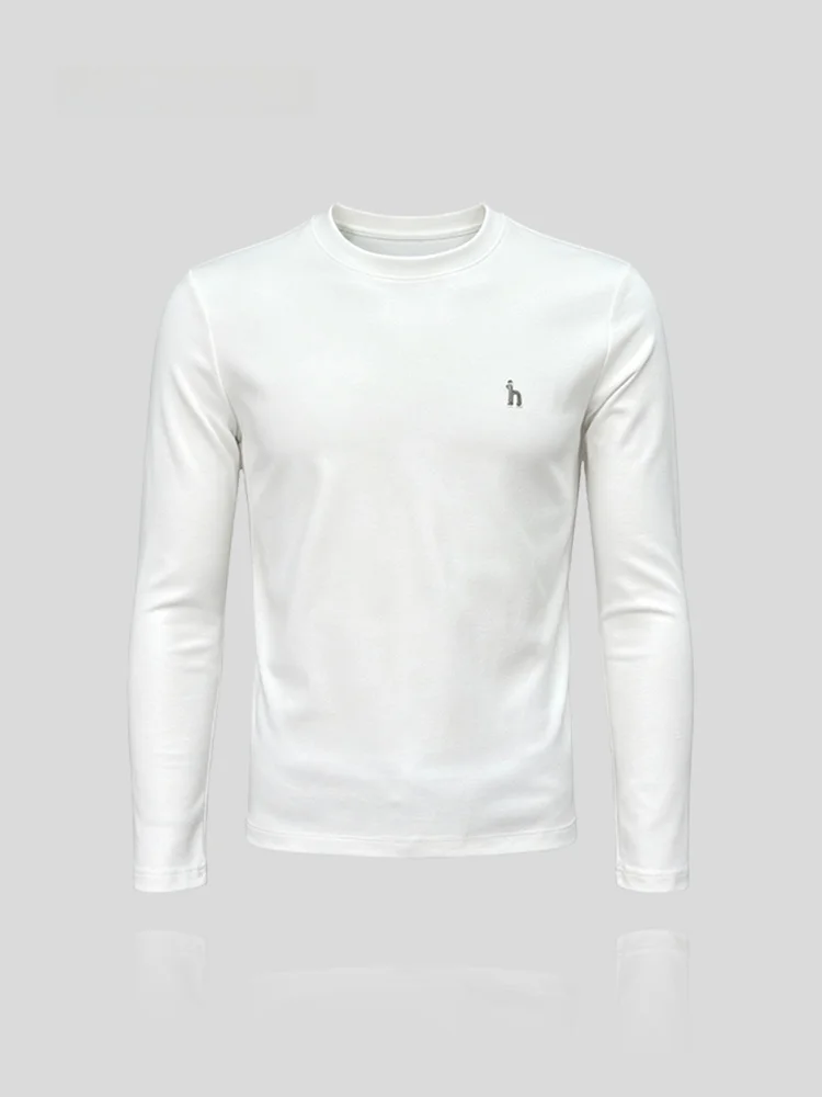 IT  Men's Long Sleeve T-Shirt Casual round Neck Letter Print Fashionable Spring Autumn 2026 New Style Comfortable Fit Cotton