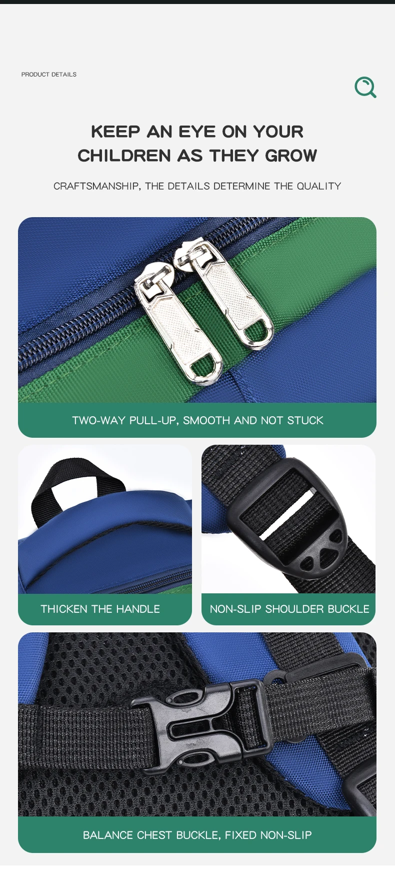 Grundschüler Schultasche Jungen 1,2,3,4,5,6 Klassen 6-12 Jahre alt Astronaut Umhängetasche Laptop Rucksack Wasserdicht WEA – Detail 12
