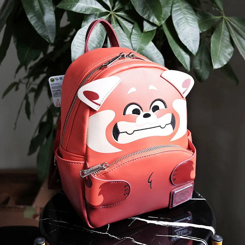 Disney Kawaii Anime Turning Red Panda Students Schoolbag Girls Portable Leisure Backpack Fashion Cartoon Handbag Birthday Gifts