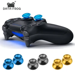 Data Frog Replacement Metal Analog Joystick Thumb Stick Grip Cap Buttons For PS4 Slim/Pro/Xbox One Slim Controller
