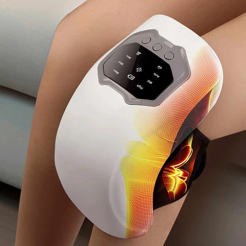 

Intelligent Knee Massager Home Hot Compress Knee Massager Wireless Heating Knee Massager Red Light Therapy Vibration Knee Warmer