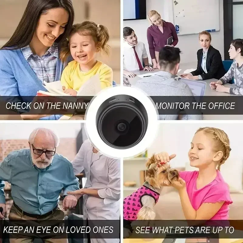 A9 Mini 1080p HD kamera WiFi bezprzewodowa kamera bezpieczeństwa mikro monitor kamery wewnętrzna wersja nocna wideo inteligentna kamera domowa 2025