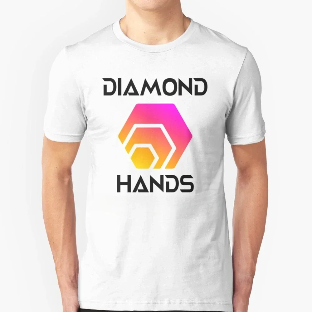 Cryptocurrency Hex logo coin Fashion trend casual street wear summer men and women universal crew-neck short-sleeved T-shirt