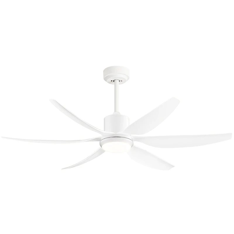 52-Inch LED Copper Remote Control Ceiling Fan Light Electric Powered Commercial Household Installation Box Included-Made China