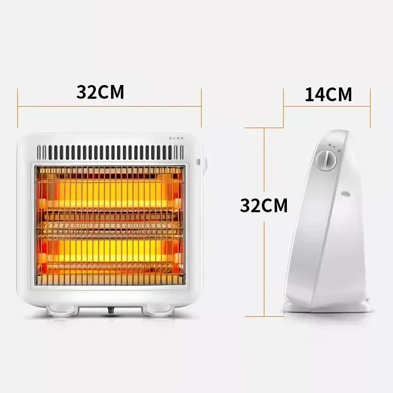 Small Solar Electric Heater, Household Small Heater, Dormitory Desk Quick-heating Foot-baking Stove NSJ-10B 1000W