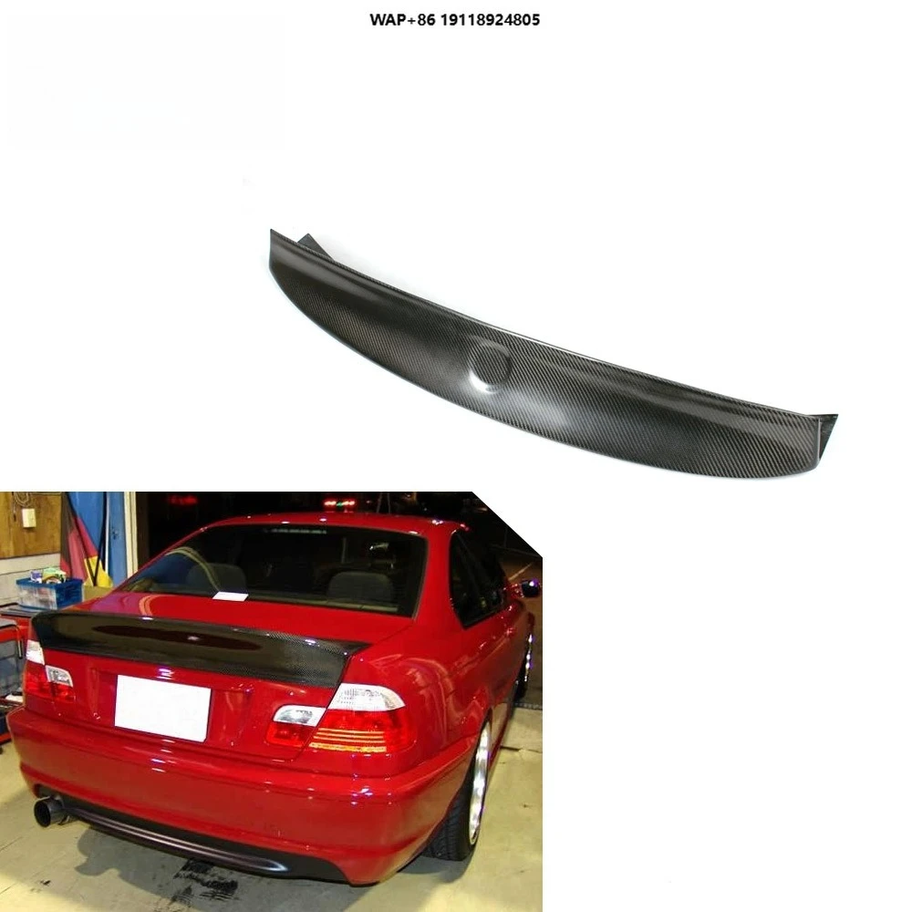 

4D Carbon Fiber Big E46 Rear Trunk Spoiler for B-MW