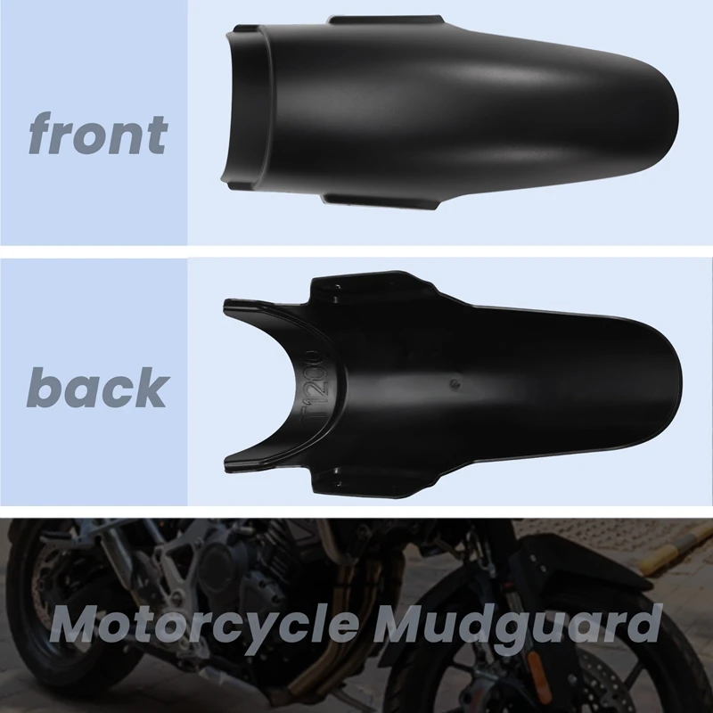 Motorcycle Front Fender Mudguard Extender Splash Guard Extension For Tiger 1200 Rally Pro Rally Explor 2022-2024