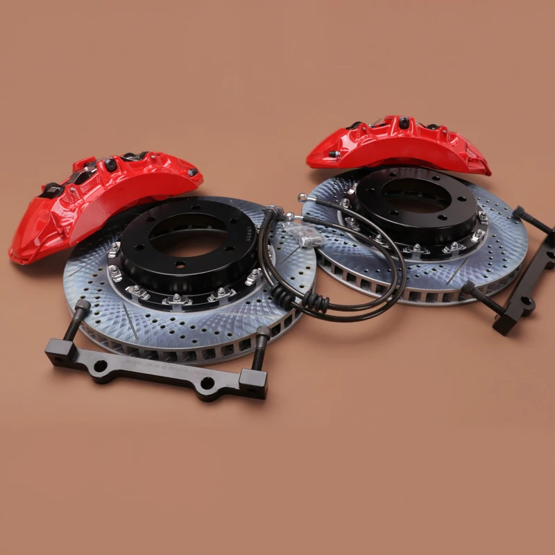 

GTS V6 6 Piston Big Caliper Brake Kit BBK Brake Disc for Hyundai Tucson Veloster Accent Santa Fe I30 I20 I10 Tiburon Sonata IX35