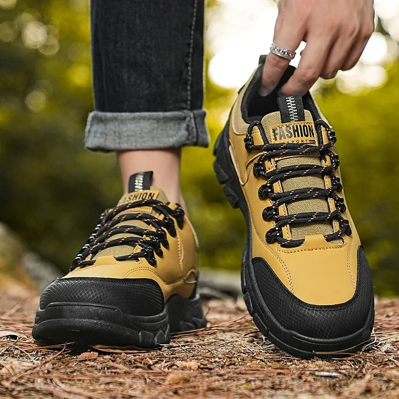 

2024, новая уличная альпинистская модная мужская обувь на толстой подошве для спорта и отдыха, мужская обувь для бега и путешествий