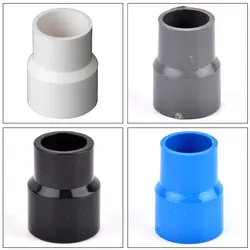 20 ~ 50mm PVC proste złącze redukcyjne, akwarium ogród złączki do rur do nawadniania Adapter rura doprowadzająca wodę reduktor bezpośrednie złącze