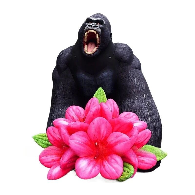

Giant King Kong Gorilla Inflatable Cartoon Movie Character Mascot Inflatable Blower
