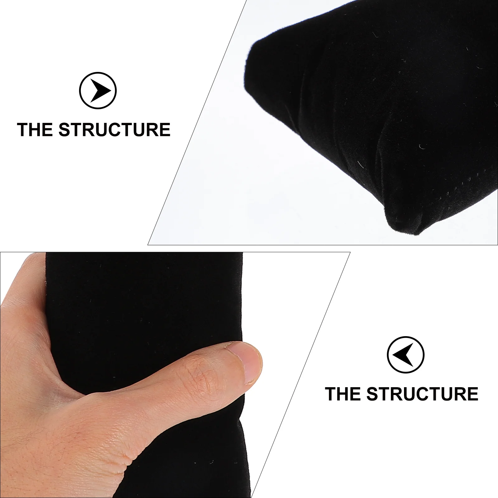 2 pcs Watch Pillow Premium Jewelry Display Cushion For Bracelet Bangle Chain Protection Durable Storage Pad Gift Party Supplies