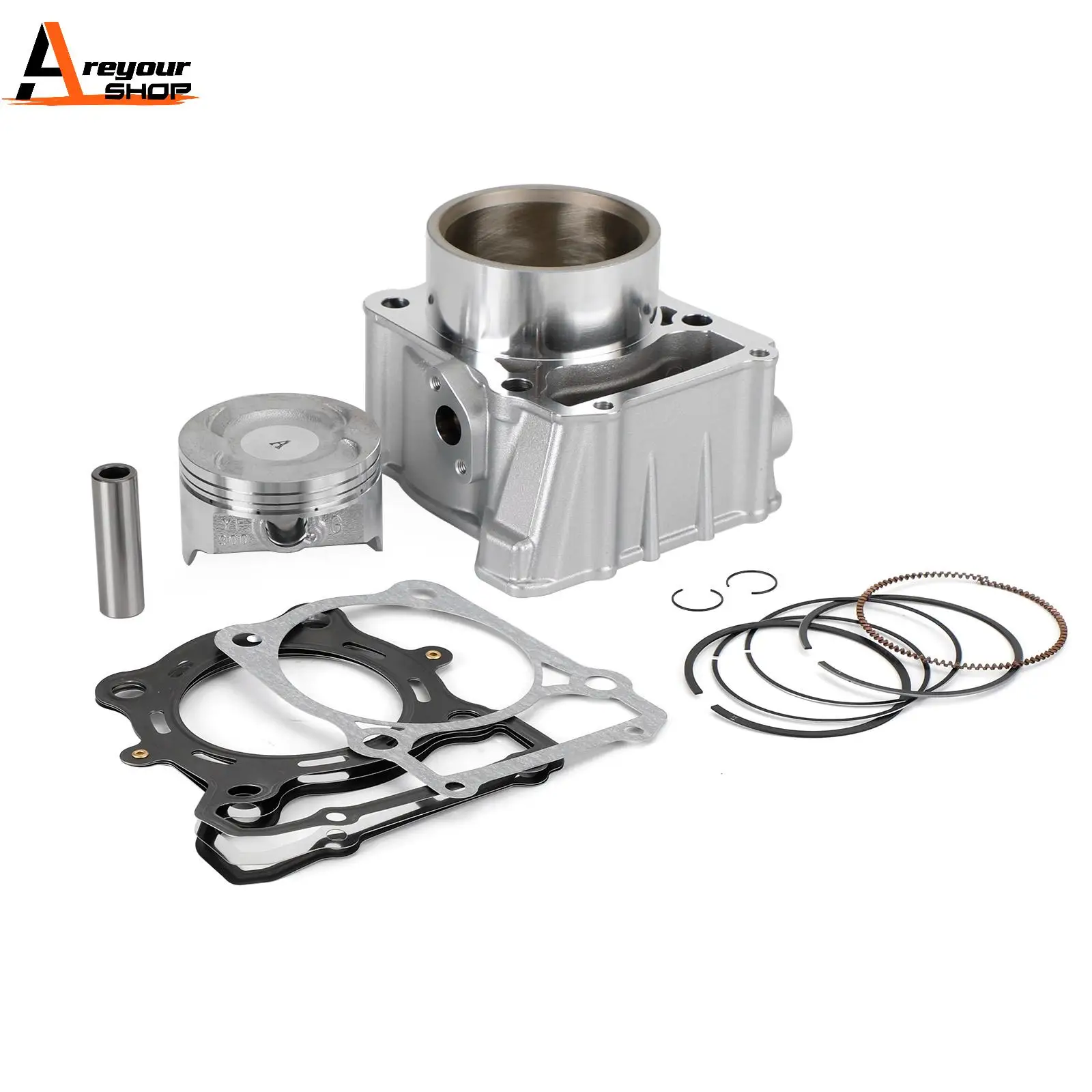 Areyourshop 78mm Cylinder Big Bore Kit for Kawasaki KLX 250 KLX250 S KLX 250R 250SF 93-14