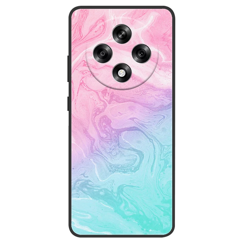 Capa para oppo a3 pro 5g capa protetora de silicone legal para oppo a3/oppoa3 pro 5g protetor de pára-choques flores fundas coque