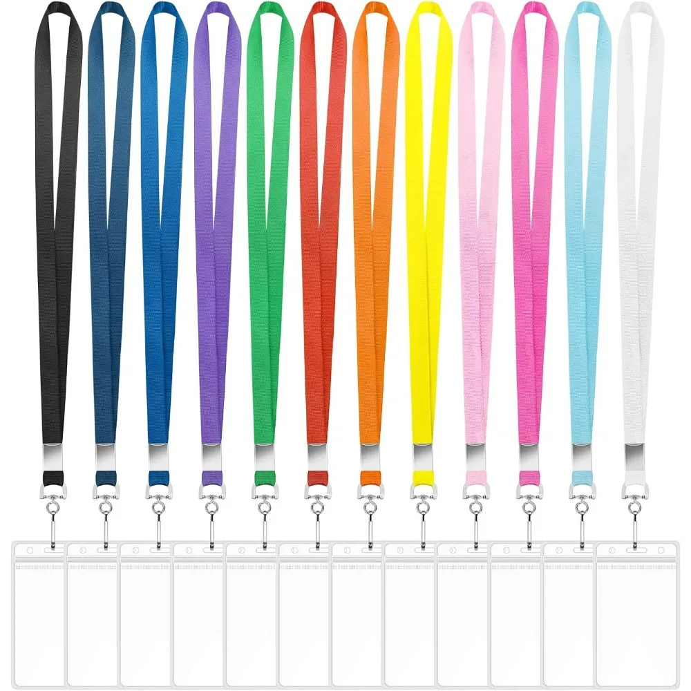 96 Pack Lanyards for ID Badges Cruise Lanyard for Ship Cards