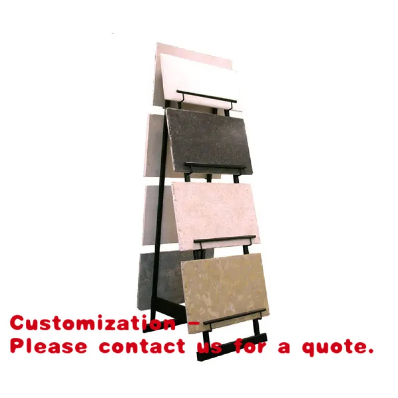 

Стеллаж для демонстрации искусственного гранита и кварца от Customized.Factory: напольная витрина для магазина камня, подставка для плит из искусственного камня