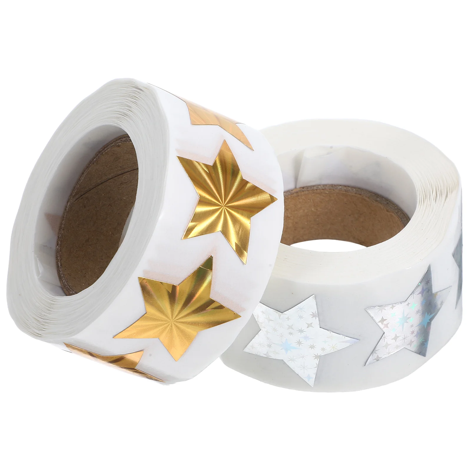 2 لفات ملصقات نجوم ذاتية اللصق لون مشرق المغلفة ورقة مصغرة شكل نجمة ملصقات DIY بها بنفسك الحرفية حفلة لصالح الختم #5