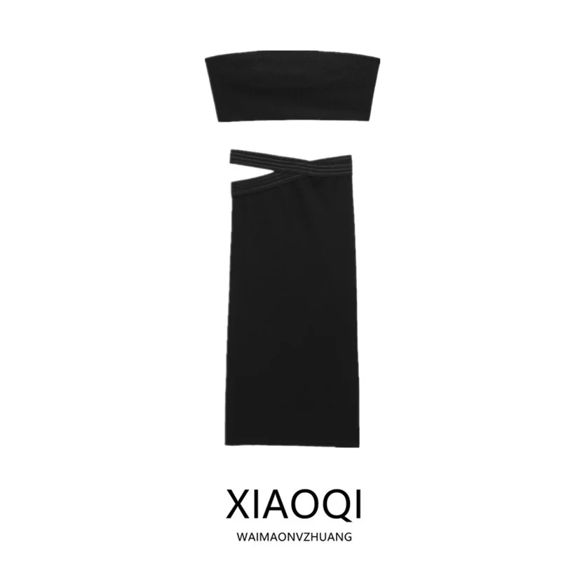 ربيع 2025 المرأة مطاطا التفاف الصدر عادية Faionable ort توب جديد وصول الصبار تصميم تنوعا Sli ملابس علوية #1